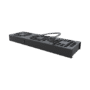 Kit de 3 Ventiladores 110 Vca (12 x 12 cm) con Clavija para Gabinete de Piso