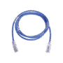 Patch Cord MC6 Modular Cat6 UTP, CM/LS0H, 5ft, Color Azul, Versión Bulk (Sin Empaque Individual)