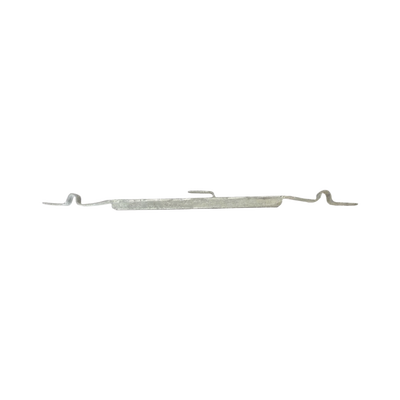 Clip recto automático para unir tramos de charola con peralte 54 mm con acabado Galvanizado por inmersión en caliente