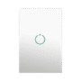 (ZWAVE) Interruptor On/Off panel táctil touch inalámbrico Zwave Plus 1 boton. Compatible con Hubitat HC8, Álula  M2M, otro