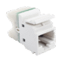 JACK MAX UTP CAT5E RJ45 PLANO BLANCO D/IMPACTO T568A/B