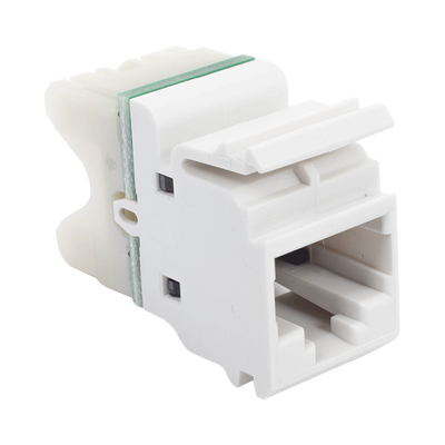 JACK MAX UTP CAT5E RJ45 PLANO BLANCO D/IMPACTO T568A/B