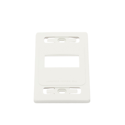 Placa SIEMON MX-FP-S-04-02B de pared modular MAX, de 4 salidas, color blanco, versión bulk (Sin Empaque Individual) - Image 4