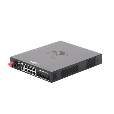 Switch cnMatrix WISP TX1012-DC-P CAMBIUM NETWORKS MX-TX1012GXPA-20 de 8 puertos PoE y 4 SFP+, 170 W PoE Budget, Capa 2, gestión gratuita desde la nube, para corriente directa - Image 4