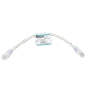 Cable de parcheo UTP Categoría 6, con plug modular en cada extremo - 1 ft (30.48 cm) - Blanco