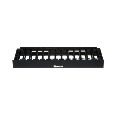 Organizador de Cables Horizontal NetManager de Alta Densidad, Sencillo (Solo Frontal), Para Rack de 19in, 1UR - Image 2