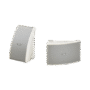Altavoz de Montaje en Superficie de 2 vias | Woofer 5.25'' | Tweeter 1'' | Media Intemperie| 6 ohms | Par | Color Blanco