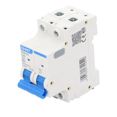 Pastilla para Riel Din, 2 Polos, 20 Amp, Vca:110/415v, 6kA, Catálogo: NXB632PC20, Serie: NXB-63. - Image 5