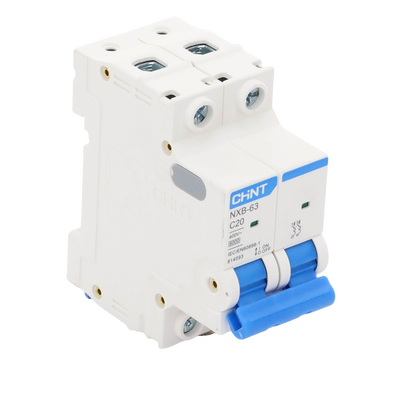 Pastilla para Riel Din, 2 Polos, 20 Amp, Vca:110/415v, 6kA, Catálogo: NXB632PC20, Serie: NXB-63. - Image 6