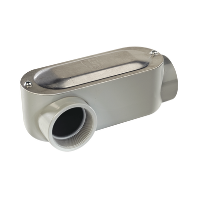 Caja oval roscada tipo LR RAWELT OLR-0100C de 1 1/4" (31.8 mm) Incluye tapa y tornillos. - Image 2