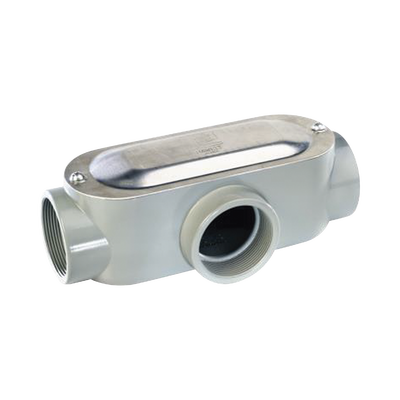 Caja oval roscada tipo T RAWELT OT-0307C de 2" (50.8) incluye tapa y tornillos. - Image 2