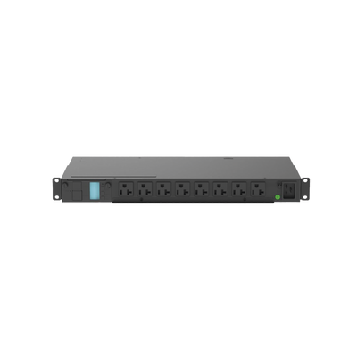 PDU Monitoreable (MI) para Distribución de Energía, Enchufe de Entrada NEMA 5-15P, Con 8 Salidas 5-20R, Horizontal 19in, 120 Vca, 15 Amp, 1UR - Image 3