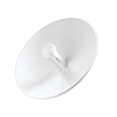 PowerBeam airMAX M2, hasta 150 Mbps, frecuencia 2 GHz (2405 – 2475 MHz) con antena tipo plato de 18 dBi