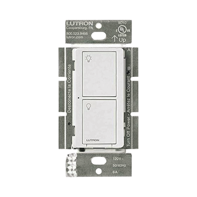 (Caseta LUTRON CASETA WIRELESS PD6ANSWH Wireless) Interruptor Inteligente On/Off, requiere cable neutro. 6A, /120V - Image 3