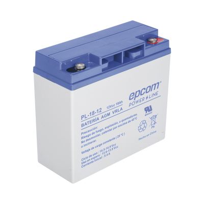 Batería 12 Vcc / 18 Ah / UL / Tecnología AGM-VRLA / Para uso en equipo electrónico Alarmas de intrusión / Incendio/ Control de acceso / Video Vigilancia / Terminales de tornillo M5 ( HEX ) / Cargador recomendado CHR-80. - Image 4