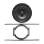 KIT de Bocina de Techo TruAudio de 8in PP8 con Soporte de Acero Rígido para Techos Suspendidos