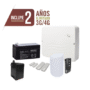 KIT Alarma Cloud Híbrido/Comunicador 4G Lte Integrado/8 Zonas Cableadas, 32 Inalambricas /Programación 100% vía WEB