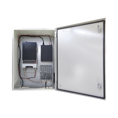 Gabinete de Acero IP66 Uso en Intemperie (500 x 700 x 250 mm) con Placa Trasera Interior Metálica y Compuerta Inferior Atornillable (Incluye Chapa y Llave T). - Image 6