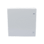 Gabinete de Acero IP66 Uso en Intemperie (600 x 600 x 300 mm) con Placa Trasera Interior Metálica y Compuerta Inferior Atornillable (Incluye Chapa y Llave T).