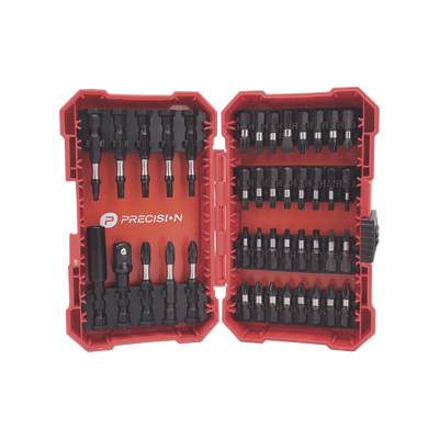 Juego de 42 Puntas para Taladro + Estuche (Entrada Hex. 1/4″)