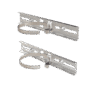 Montaje de Metal Galvanizado para Poste Universal para Gabinetes de Ancho Hasta 30 cm.