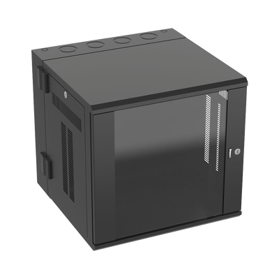 Gabinete PanZone de Montaje en Pared, de 19in, Puerta con Ventana de Seguridad, 12 UR, 635mm de Profundidad, Color Negro - Image 5