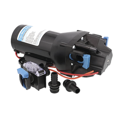 Bomba controlada por presión Par Max HD 4′ a 24 Vca, alta presión 40 psi 15 lpm / 4 gpm