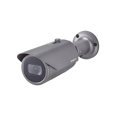 Cámara Hanwha Techwin Wisenet QNO-6082R1 IP Tipo Bala Antivandálica 2 Megapíxel / Lente Varifocal 3.2 - 10mm / IR 30M / WDR 120db / IP66 / H.265 & WiseStream - Image 2