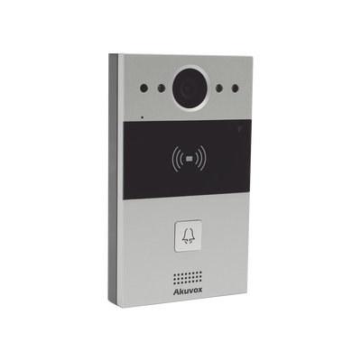 Videoportero de 1 Botón / Lector de Tarjetas MIFARE y PROX EM / Notificación a APP / 100% en la Nube / Notificación por Llamada Telefónica / SIP / ONVIF / IP65 / Cámara 2MP / Panel de Aluminio / Control de 2 Puertas - Image 4