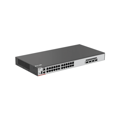 Switch RUIJIE RG-CS86-24MG4VS-UP Core PoE 802.3bt 370W Capa 3 Multi-Gigabit 24 puertos 5Gb/2.5Gb/1Gb/100M, 4 puertos fibra SFP28 25Gb