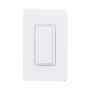 (RadioRA2) Switch on/off  RRD-8S-DV-WH de doble voltaje, un solo polo 120V/, 8A/, 1/10HP 3A en motores, apaga y enciende iluminación ó motor, NO requiere cable neutro.