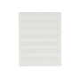 Paquete de Hojas con 2500 Etiquetas de Identificación Auto-laminadas para Impresora Láser/Inyección de Tinta, para Cables de 4.1 a 8.1 mm de Diámetro (10 - 6 AWG), Color Blanco