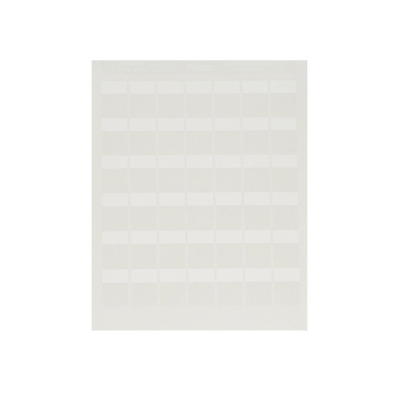 Paquete de Hojas con 2500 Etiquetas de Identificación Auto-laminadas para Impresora Láser/Inyección de Tinta, para Cables de 4.1 a 8.1 mm de Diámetro (10 – 6 AWG), Color Blanco