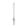 Antena Omnidireccional en 2.4 GHz, Rango de Frecuencias (2.3 - 2.5 GHz), Ganancia de 10 dBi, Doble Polaridad MIMO 2x2, Incluye Jumpers