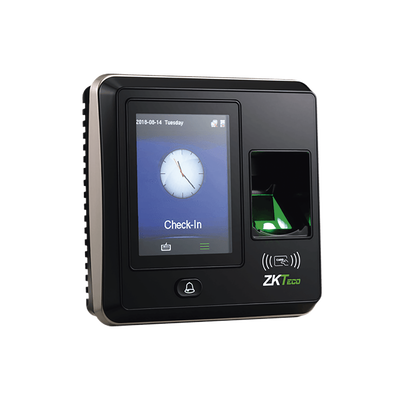 Terminal Biométrica con Pantalla de 2.8″ / Hasta 1,500 Huellas / IP