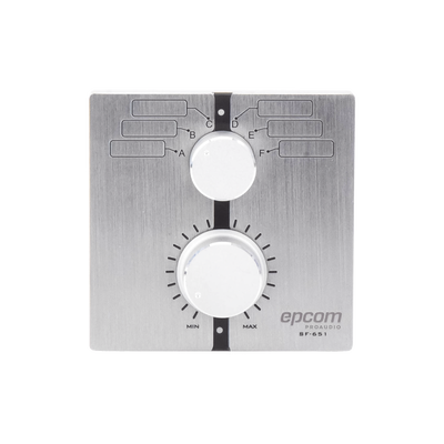 Control de Volumen Remoto con Selector de Canales │Compatible con Amplificador SF2240UC – SF4240UC