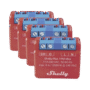 KIT 4 piezas Mini Interruptor inteligente con Wi-Fi, medición de consumo, 1 canal 8A, compatible con asistentes de voz Alexa y GoogleHome
