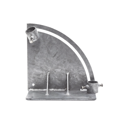 Base para Mástil con Ajuste de Ángulo. Diámetros de Mastil: 1″ a 1-3/4″