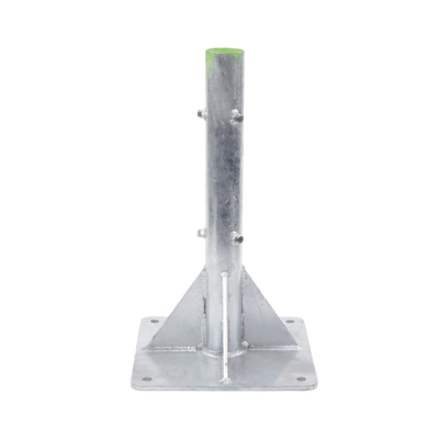 Base SYSCOM TOWERS SLM-BA-6G para Mástil Hasta 2" con Opresores, Base de 50 x 50 cm y Tubo de 80 cm Ced. 30. Galv. Inmersión. - Image 5