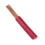 Cable Eléctrico 10 awg  color rojo,Conductor de cobre suave cableado. Aislamiento de PVC, auto extinguible. BOBINA 100 MTS
