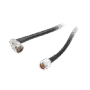 Jumper con Cable LMR400 con Conectores N Macho / N Macho Angulo Recto, de 1.2 metros.