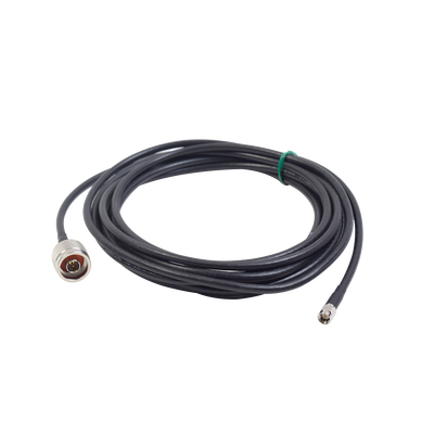 Jumper EPCOM INDUSTRIAL SN-58U-SMA-500 de 5 m con Cable RG-58U-SYS Conector N macho a SMA macho.