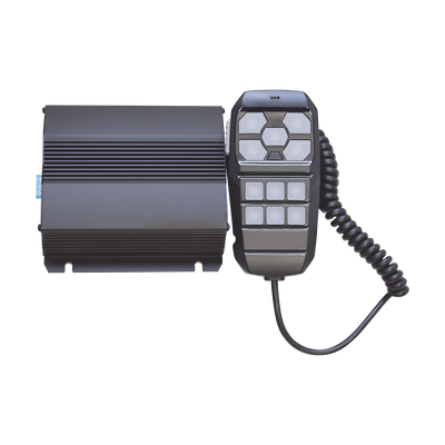 Sirena Vehicular de 100W de Potencia, Con Controlador Unimando Para Control de Tonos, 4 Salidas Auxiliares y Microfono - Image 3