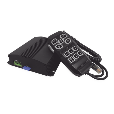 Sirena Vehicular de 100W de Potencia, Con Controlador Unimando Para Control de Tonos, 4 Salidas Auxiliares y Microfono - Image 2