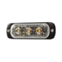 Luz Auxiliar de 3 LED, Azul, SAE, 12-24 Vcd, Lente transparente