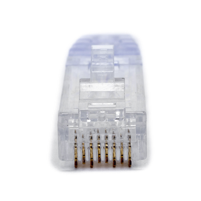 Plug RJ45 Cat6, Para Cable UTP de Calibre 23-24 AWG, Chapado en Oro de 50 micras, Paquete de 100 piezas - Image 3