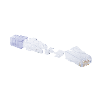 Plug RJ45 Cat6, Para Cable UTP de Calibre 23-24 AWG, Chapado en Oro de 50 micras, Paquete de 100 piezas - Image 2