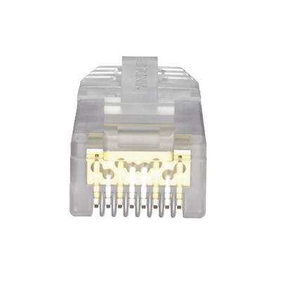 Plug RJ45 Cat6A, Para Cable UTP de Calibre 23-24 AWG, Chapado en Oro de 50 micras, Paquete de 100 piezas - Image 3