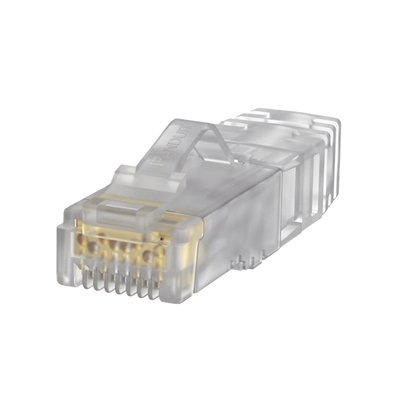 Plug RJ45 Cat6A, Para Cable UTP de Calibre 23-24 AWG, Chapado en Oro de 50 micras, Paquete de 100 piezas - Image 2