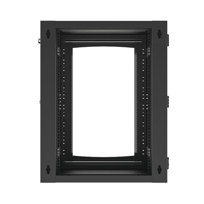 Gabinete Abatible de Pared (Con Marco Trasero) con Rack 19″ de 16 ...